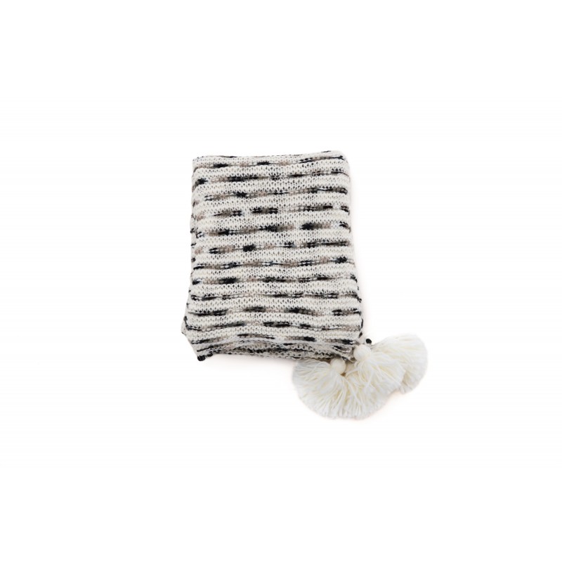 Unny Plaid - Grå og Hvid