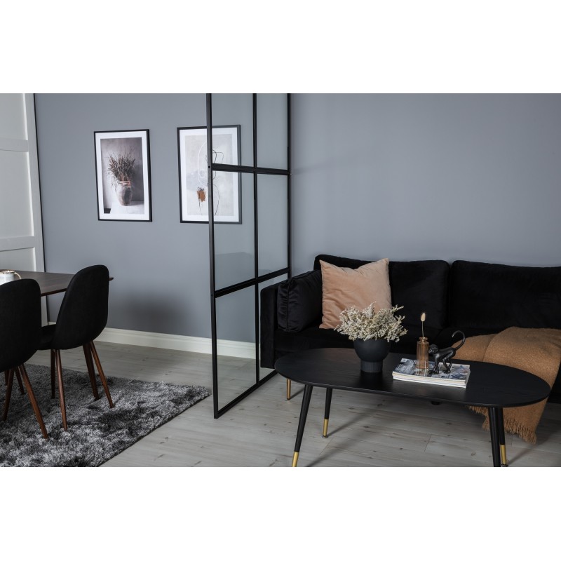 New York skillevæg  120 x 210 - Sort billede