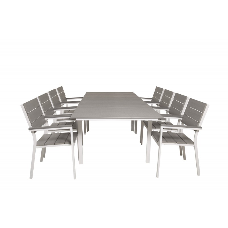 Levels  Loungesæt - Havemøbelsæt - Grå,Hvid