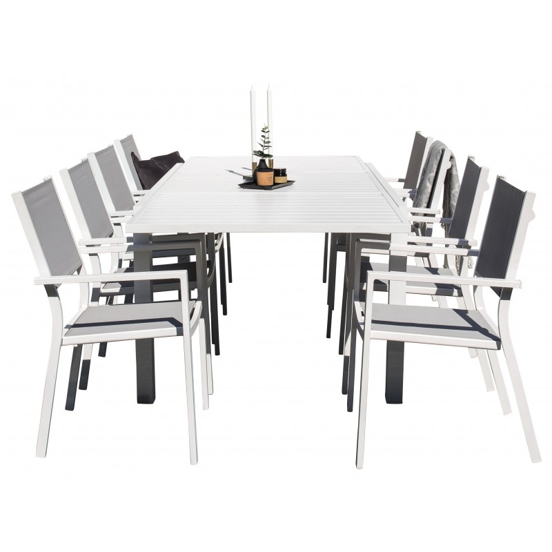 Marbella e Loungesæt - Havemøbelsæt - Sort,Hvid