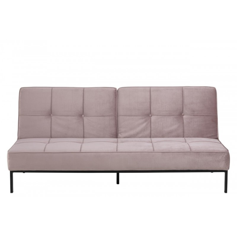 Sovesofa/foldesofa Signature Cirelle med click & clack, støvet rose Vic stof, H87xB198xD95 cm