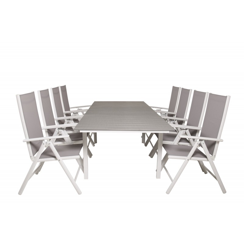 Levels t Loungesæt - Havemøbelsæt - Grå,Hvid