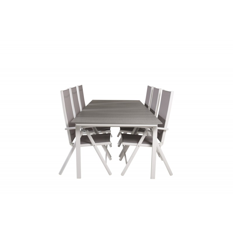 Levels t Loungesæt - Havemøbelsæt - Grå,Hvid