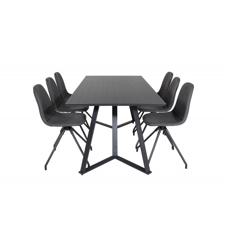 Marina t Spisebordssæt - Sort