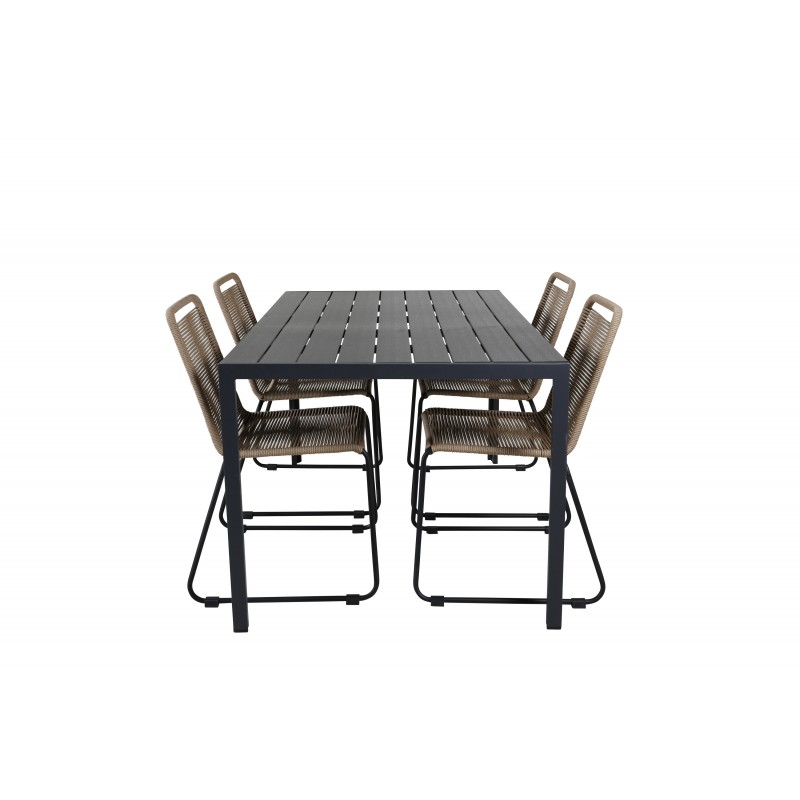 Break  Loungesæt - Havemøbelsæt - Beige,Sort