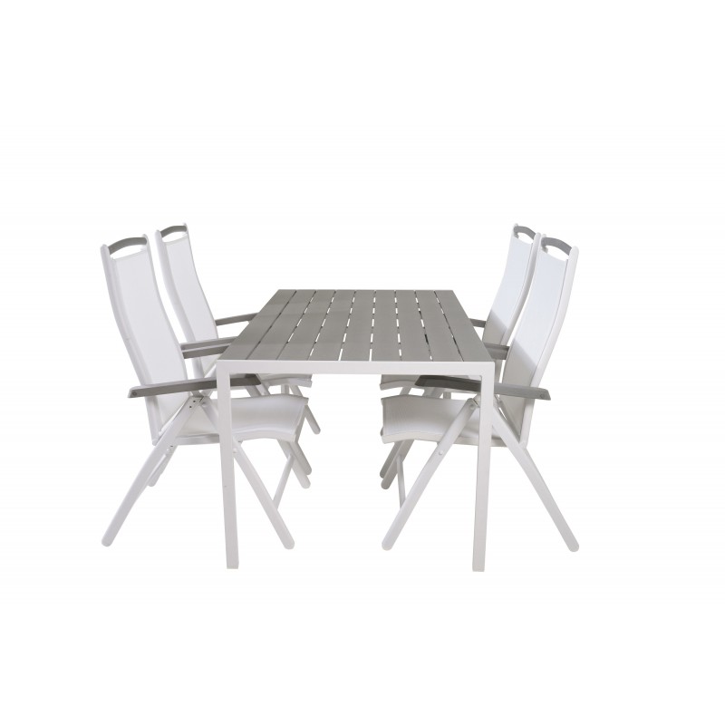 Break  Loungesæt - Havemøbelsæt - Grå,Hvid