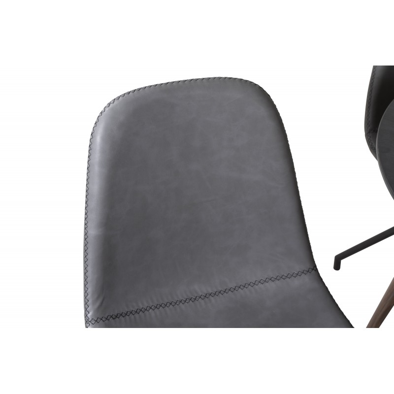 Plaza Rund Spisestuesæt  - Sort og Natur