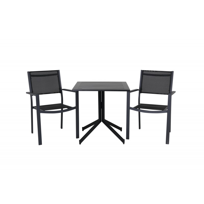 Way t Loungesæt - Havemøbelsæt - Sort