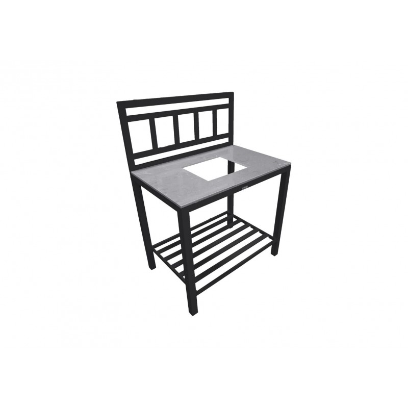 Atlantis Køkken - Sort,Sølvgrå