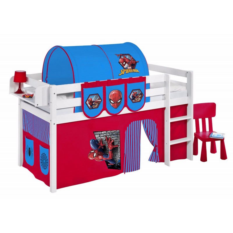 Bumle halvhøj seng - m. Spiderman tema