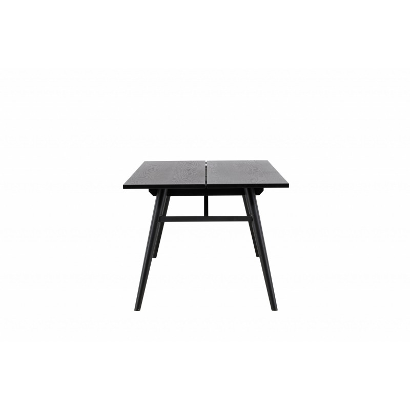 Stilfuldt Spisebord - Sort og Light Brushed billede