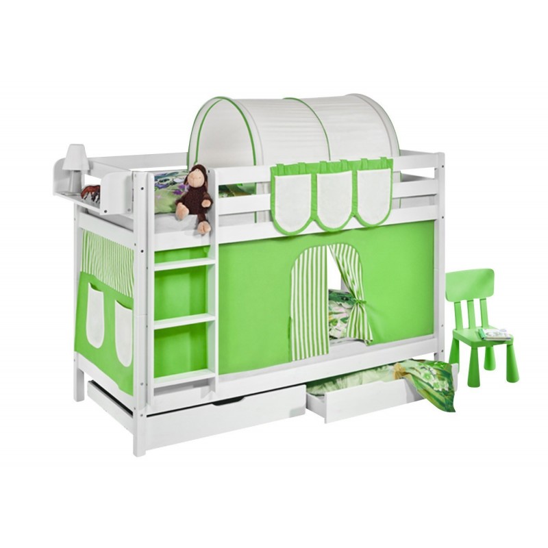 Komplet køjeseng - Grøn