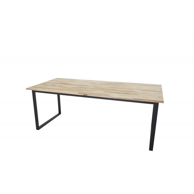 Cirebon spisebord i teaktræ Flere varianter - Sort