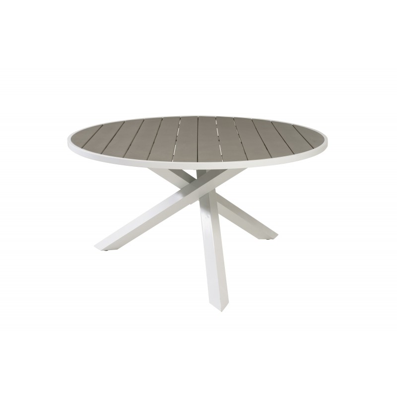 Parma Rundt Spisebord - Grå,Hvid billede