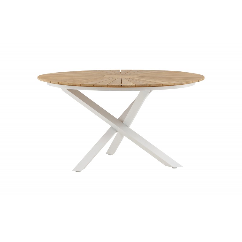 Rundt Mexico havebord Ø140 cm Flere varianter - Hvid