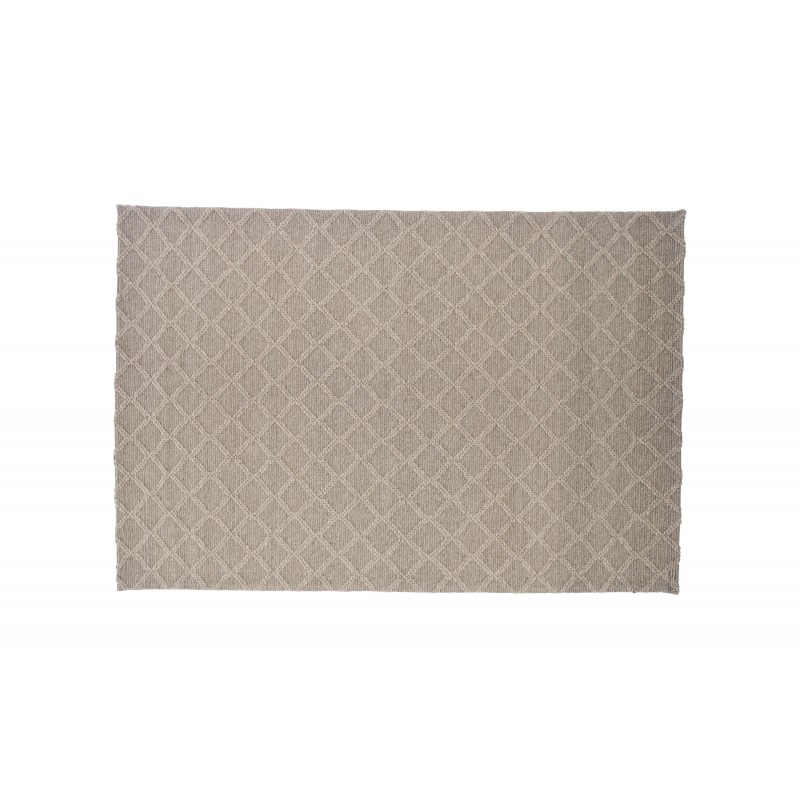 Skyet Tæppe - Beige