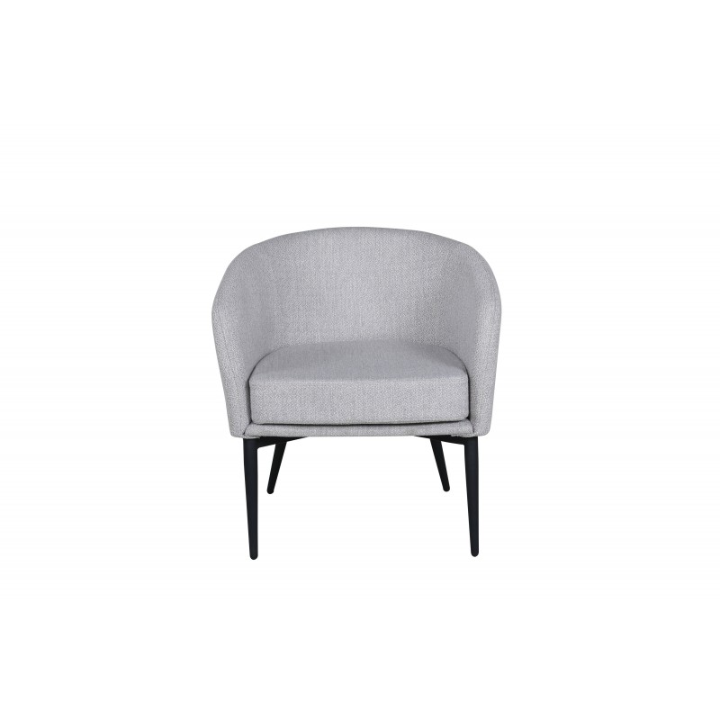 Fluffy Lænestol - Sort og Grå billede