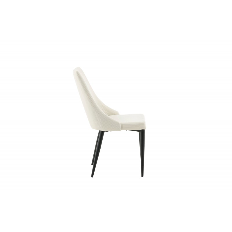 Leone Spisebordsstol  - Sort og Hvid