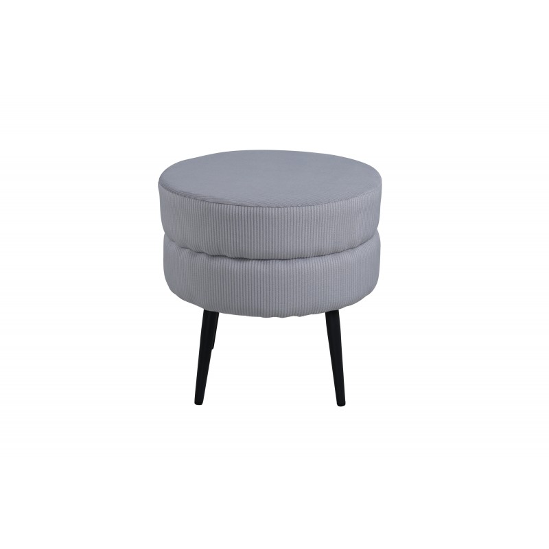 Pot Ottomann / Puf - Sort og Grå billede