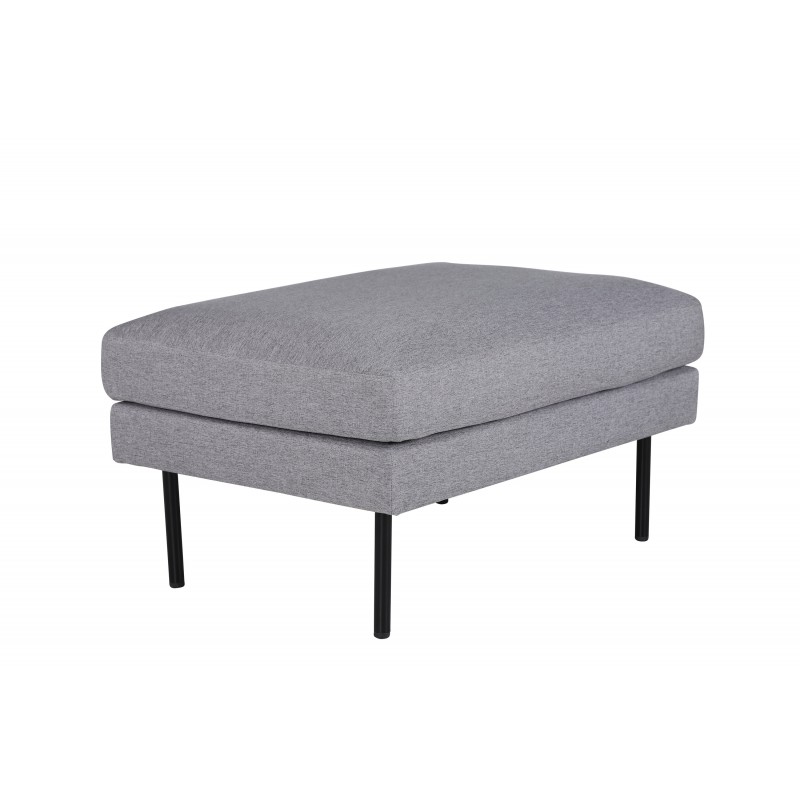 Zoom Ottoman - Sort og Grå billede