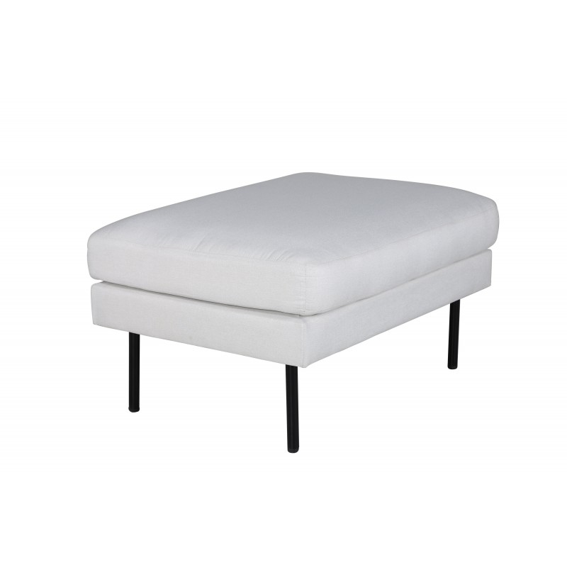 Zoom Ottoman  - Sort og Lys beige billede