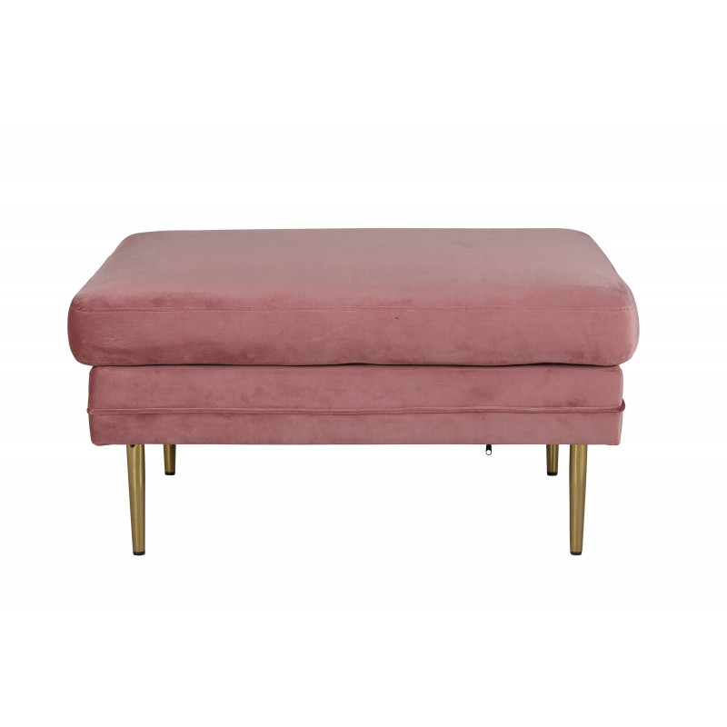 Boom Ottoman  - Messing og Pink billede