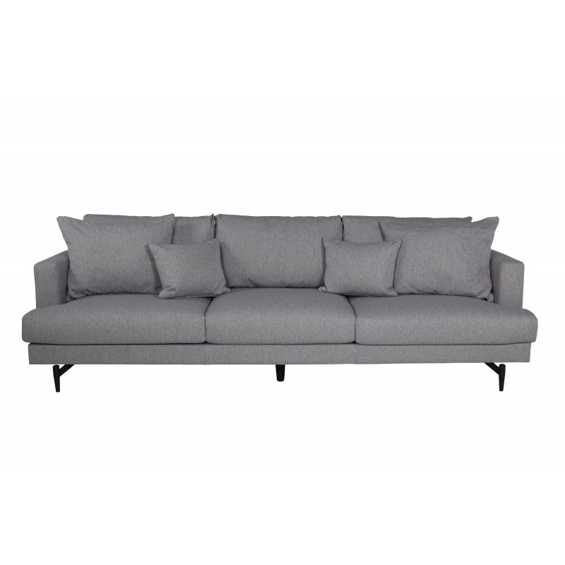 Sofia 3 personers Sofa  - Sort og Grå billede