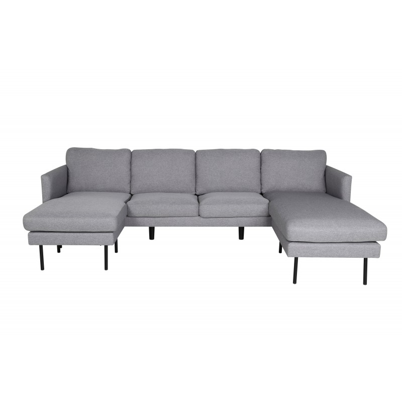 Zoom Chaiselong Sofa - Grå Stof billede