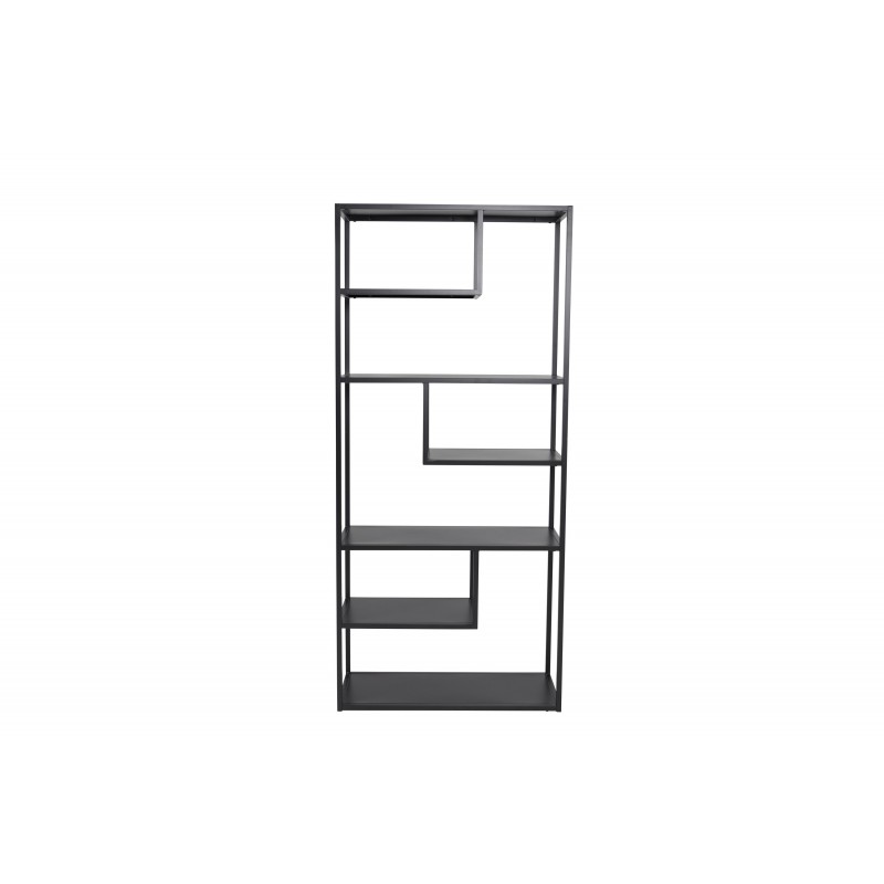 Staal Reol 85 x 188 cm - Sort billede