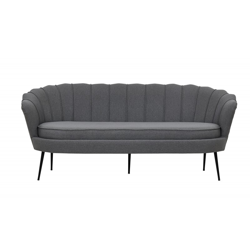 Calais 3 personers Sofa  - Sort og Grå
