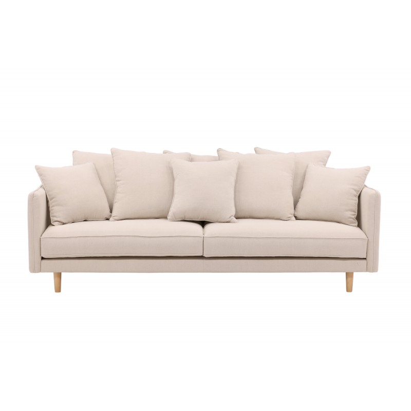 Segelskaren 3 personers Sofa - Beige stof billede