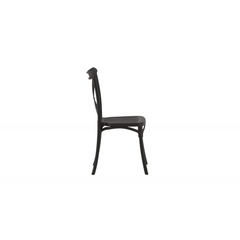 VENTURE DESIGN Crosett spisebordsstol - matsort plastik