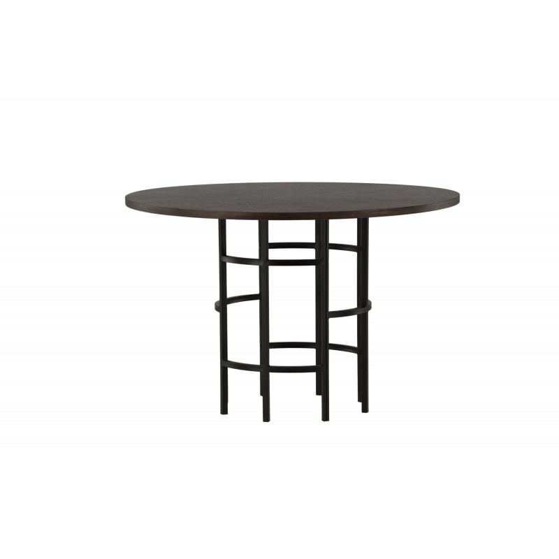 Copenhagen Rundt spisebord - Sort og Mocca billede