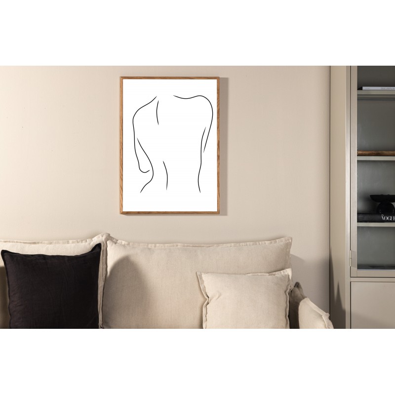 Kvinde Plakat  - Sort og Hvid