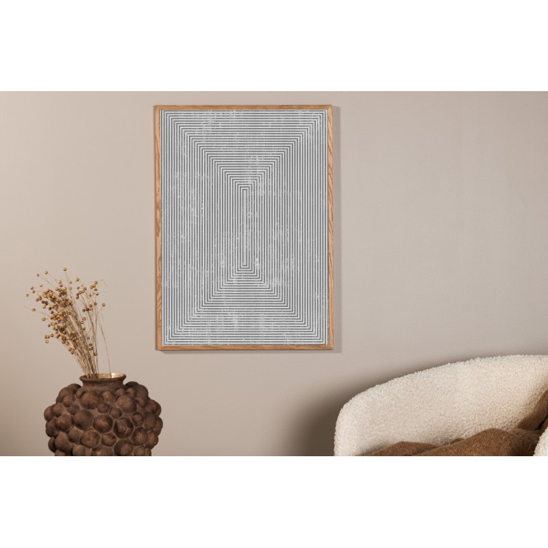 Symmetrisk Plakat  - Grå