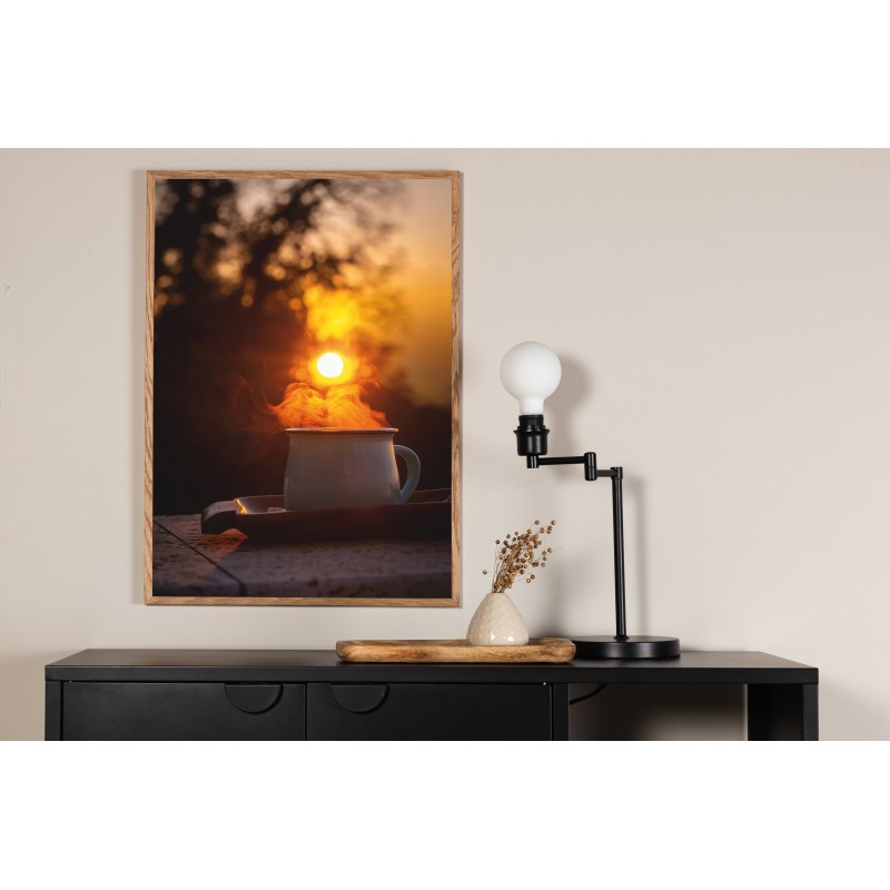 Morgenkaffe Plakat  - Sort og Cognac