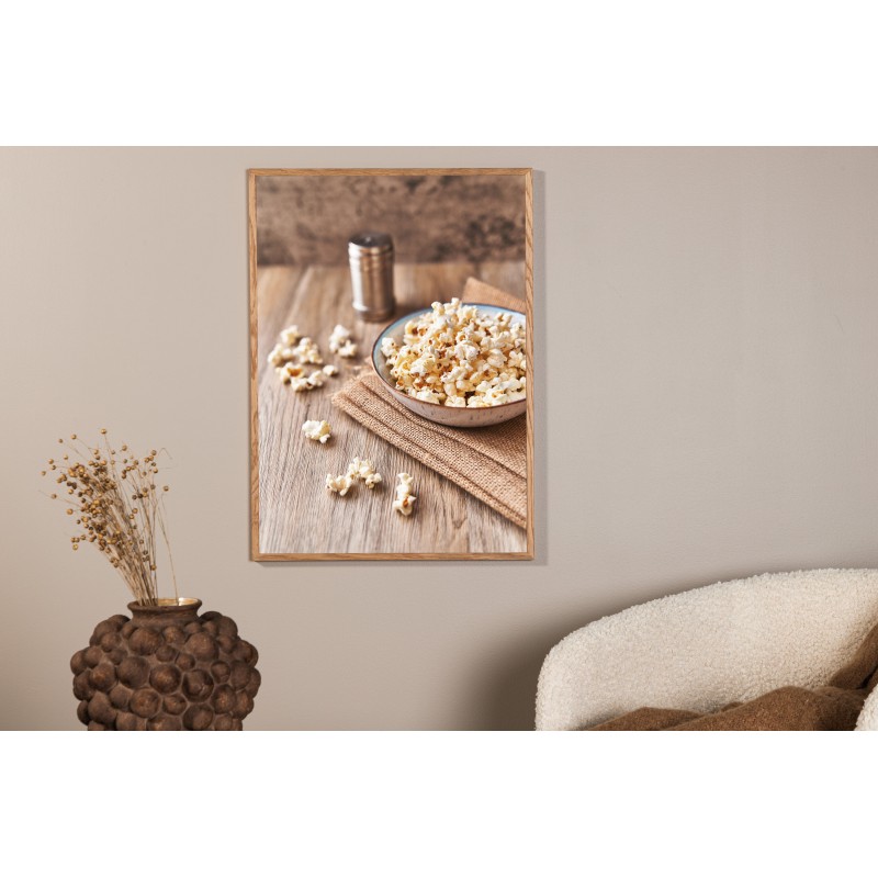 Popcorn Plakat  - Beige