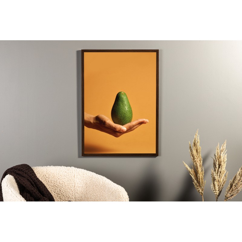 Avocado Plakat - Grøn og Cognac
