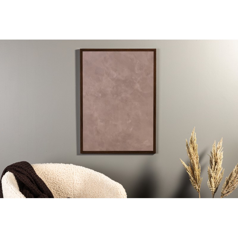 Strukturmaling Plakat  - Brun