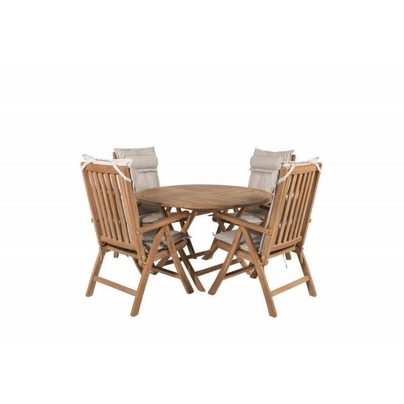 Kenya Rundt Loungesæt - Havemøbelsæt - Natur