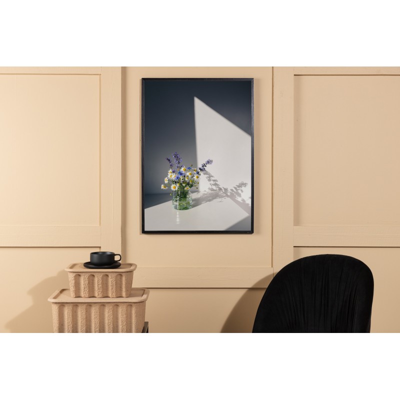 Blomster Plakat - Hvid