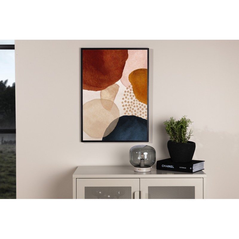 Circles Plakat  - Beige