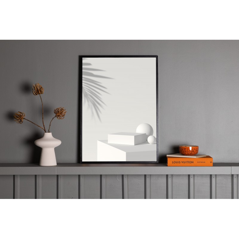 White Box Plakat - Beige