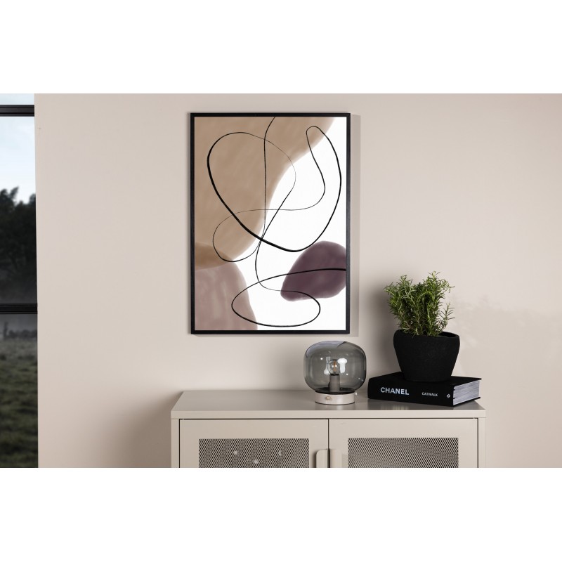 Linjer Plakat  - Beige