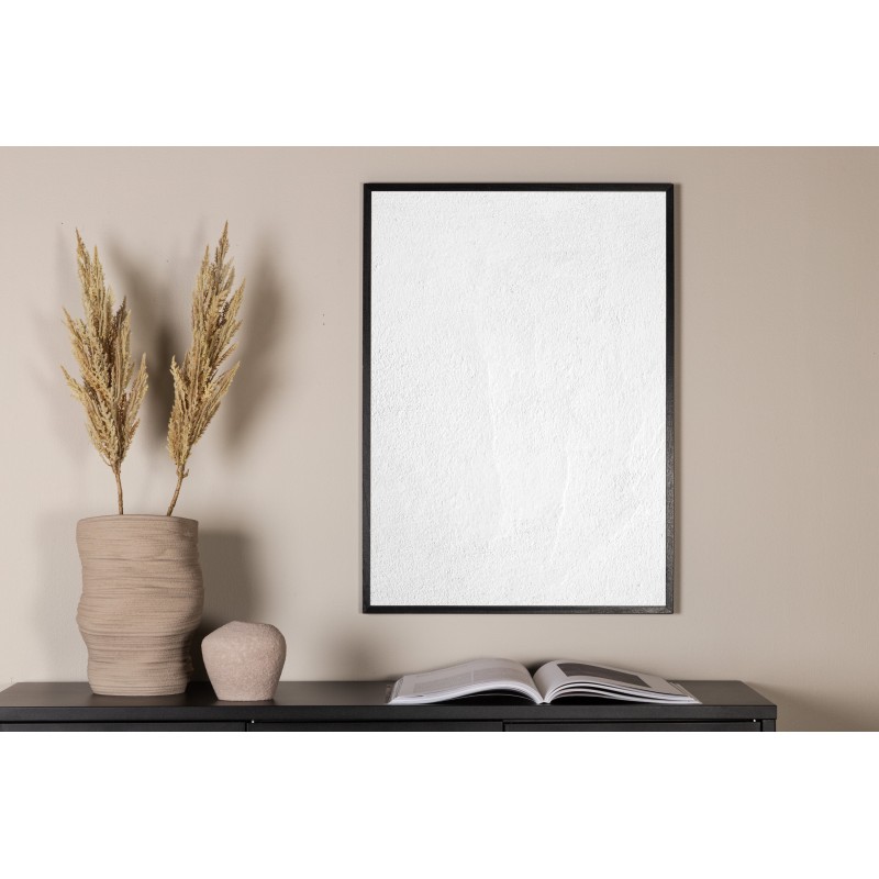 Hvid Abstrakt Plakat  - Hvid