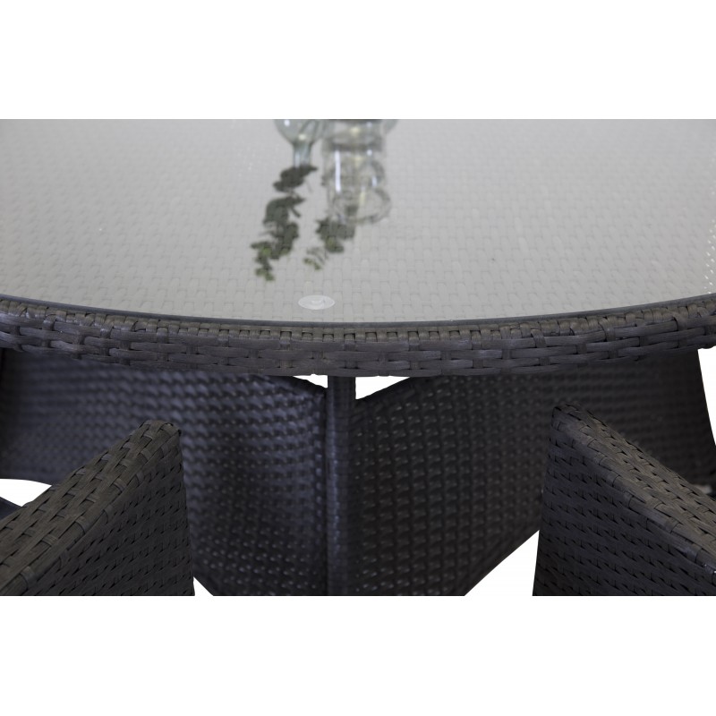 Volta Rundt Loungesæt - Havemøbelsæt - Sort