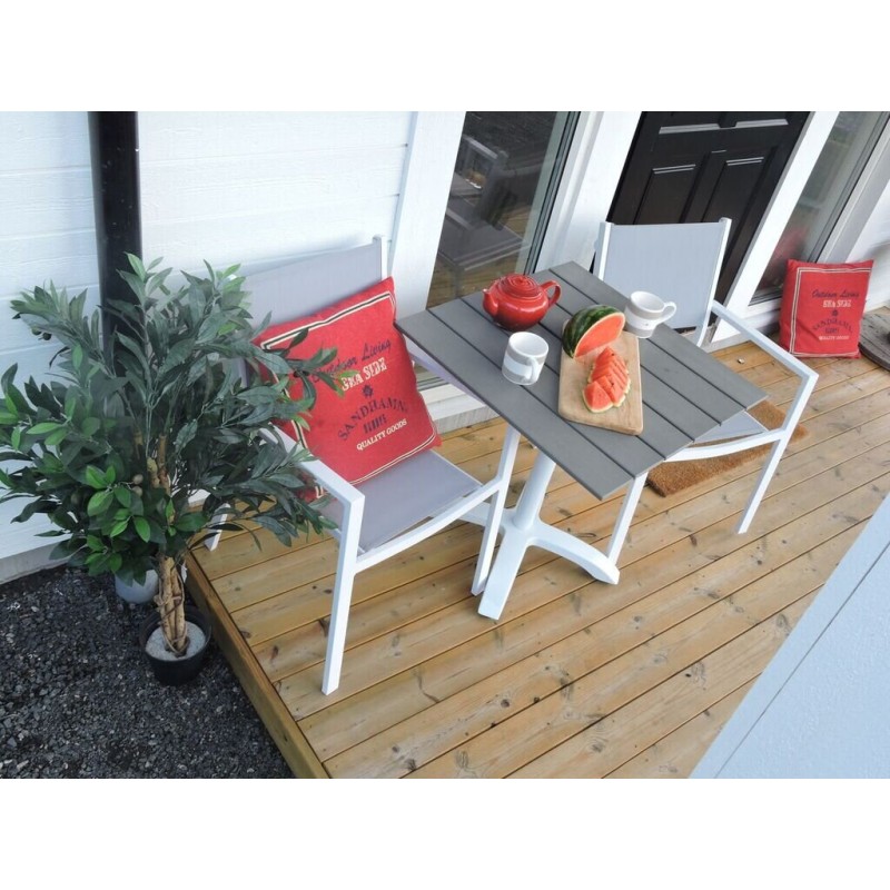 Colorado  Loungesæt - Havemøbelsæt - Sort,Grå