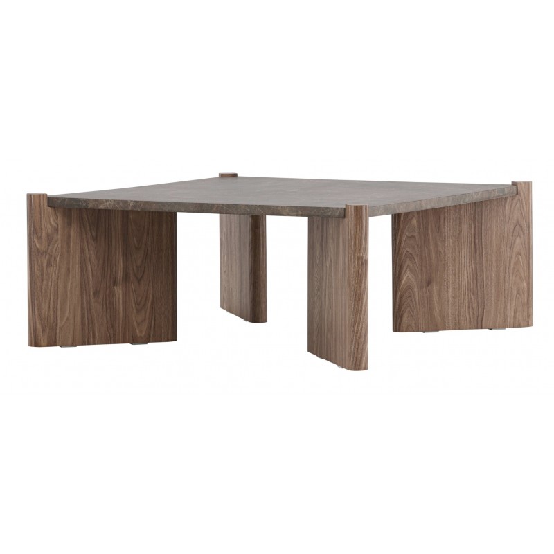 Rogaland Sofabord 100x100cm  - Brun