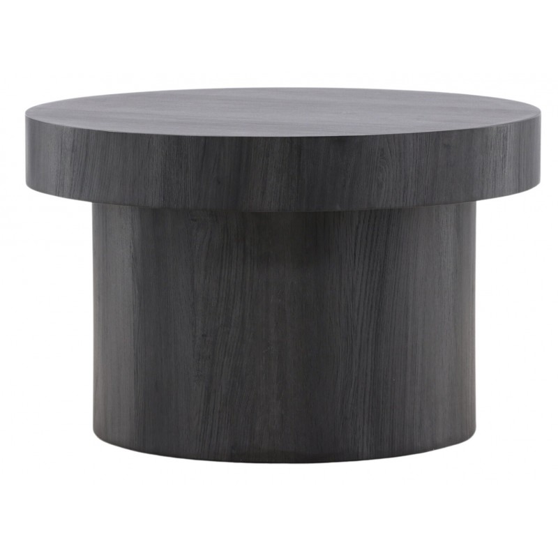 Malung Rund Sofabord  Ø80cm - Sort billede