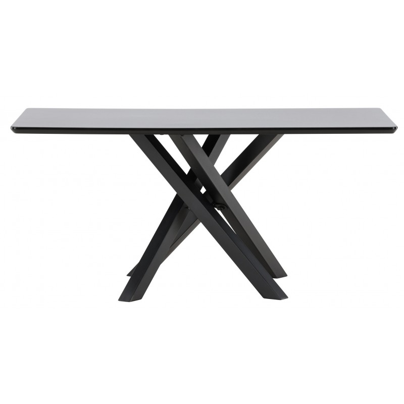 VENTURE DESIGN Piazza sofabord, rektangulær - sort MDF (60x100)